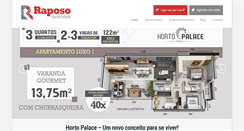 Desktop Screenshot of construtoraraposo.com.br