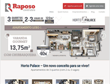 Tablet Screenshot of construtoraraposo.com.br
